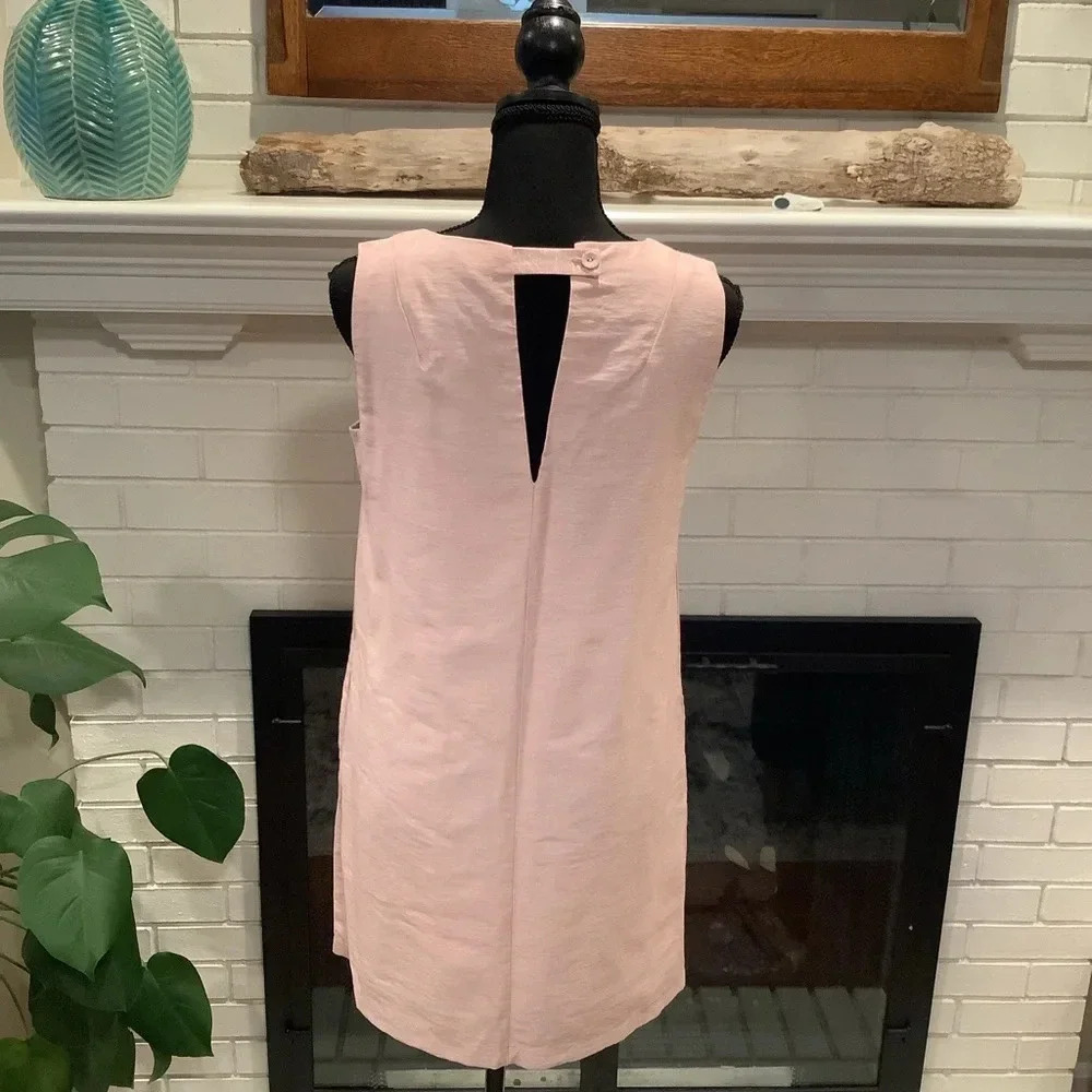 #5 Gorgeous HYPR Pink Shimmer Slip Dress Size Medium - Picture 8 of 12